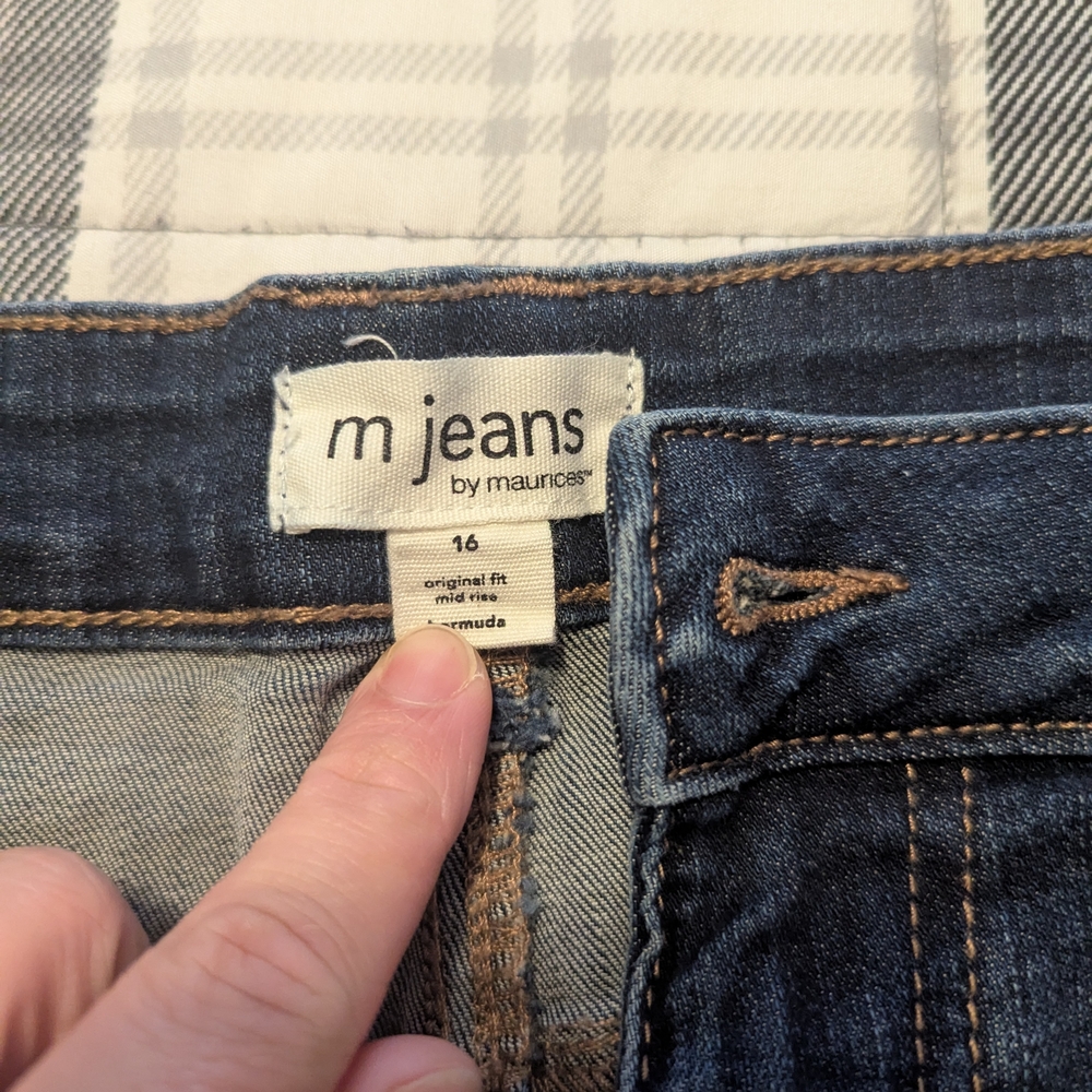 Maurices Dark Blue Denim Jeans - Picture 3 of 3
